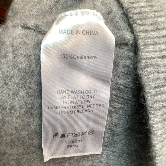 Quince 100% Mongolian Cashmere Sweater Womens Small Gray - Picture 8 of 10